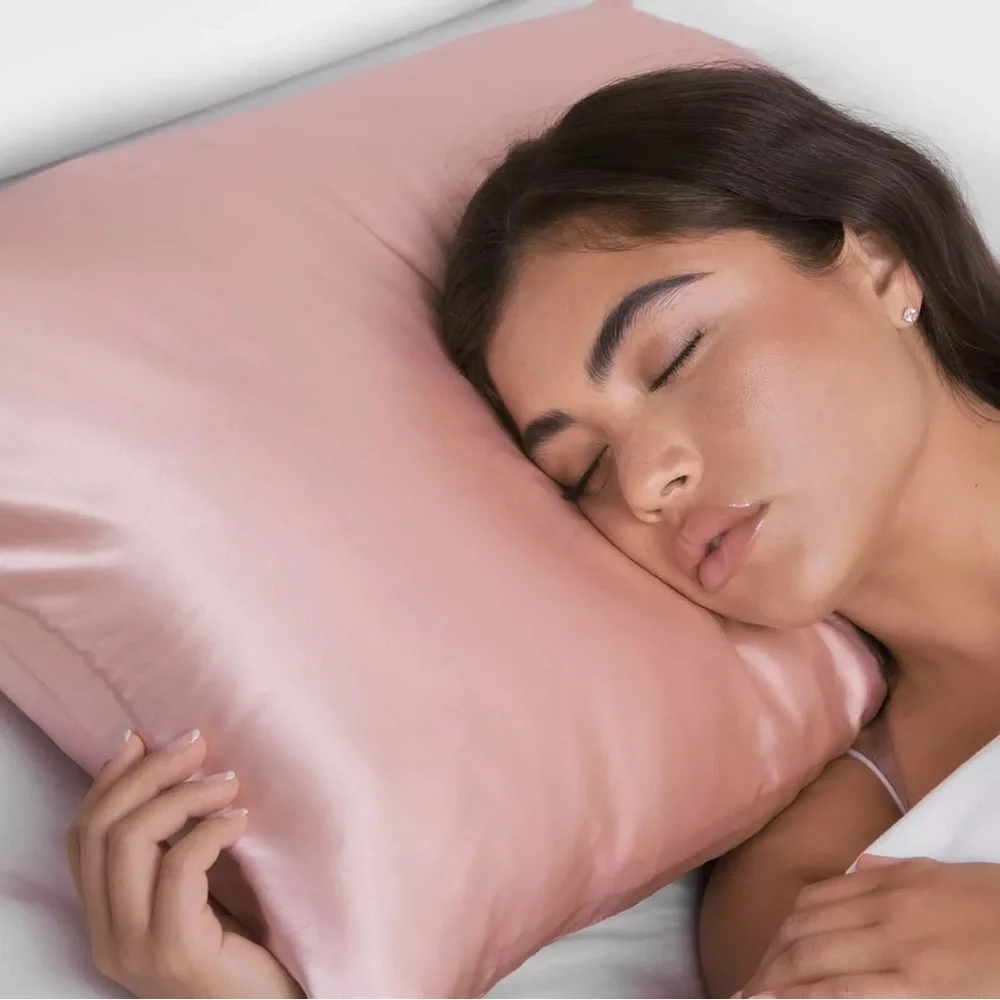 Kitsch Blush Pink Satin Pillowcase For Healthier/Happier Hair & Skin NIB